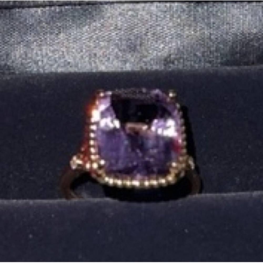 WANTED -TIFFANY Rose Gold Amethyst Ring